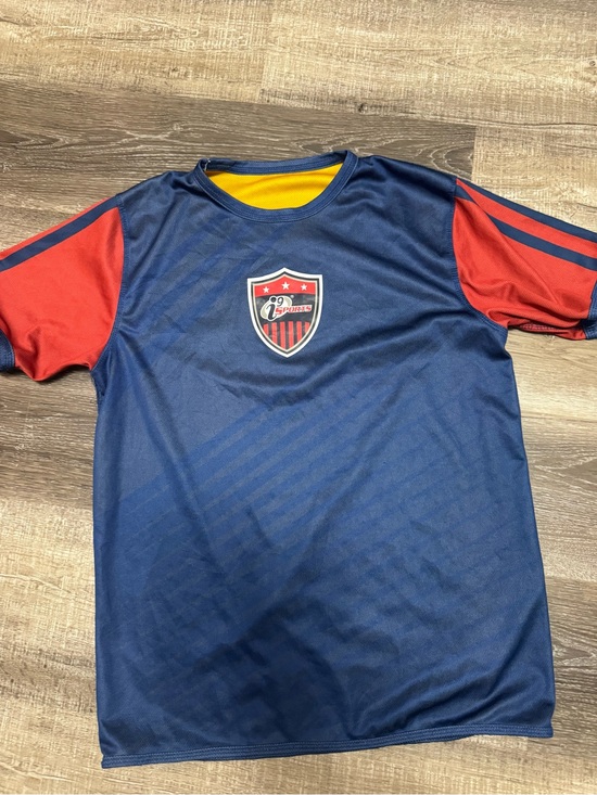 Other - Kids' Navy & Red Athletic Jersey Top